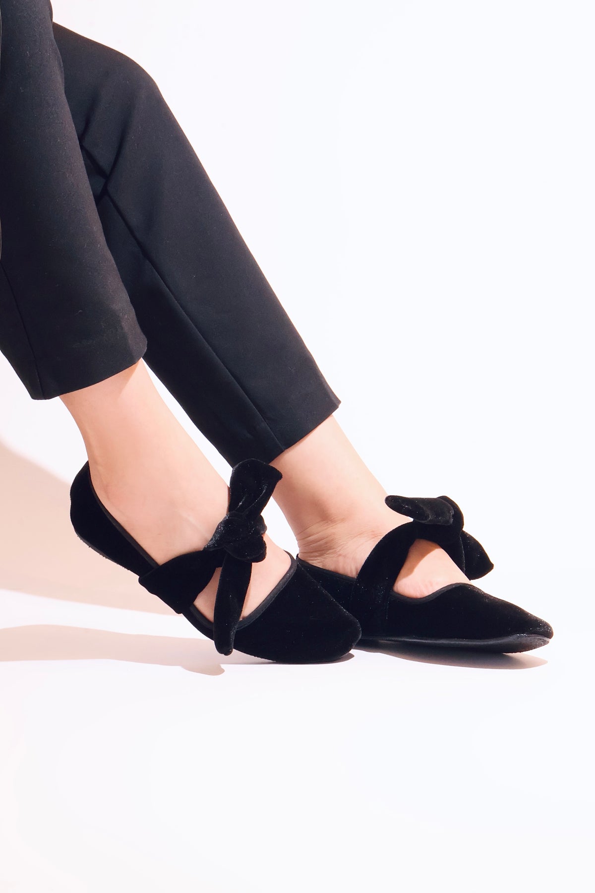 BALLERINAS VELVET LAZO