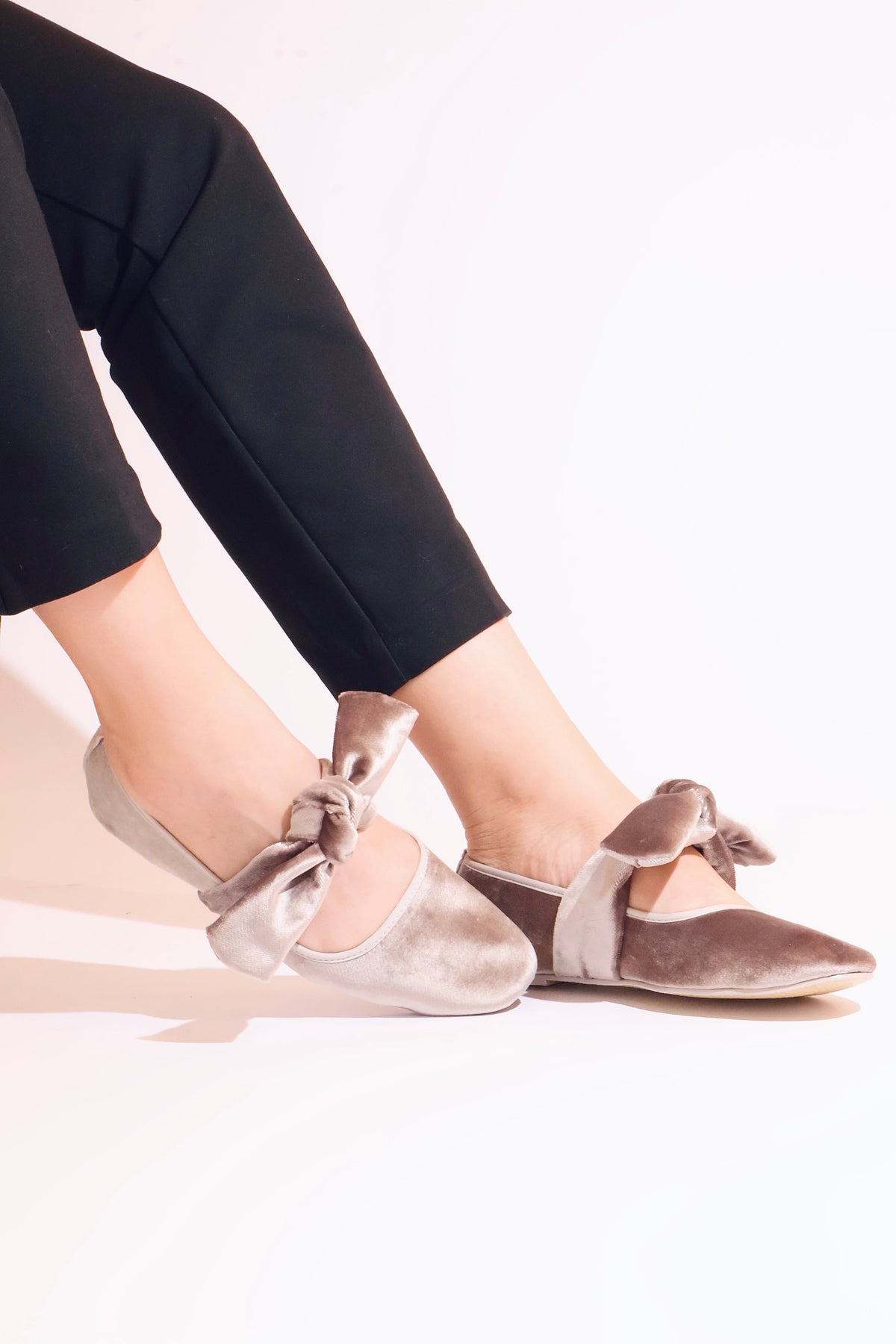 BALLERINAS VELVET LAZO