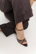TACONES ANIMAL PRINT MESH