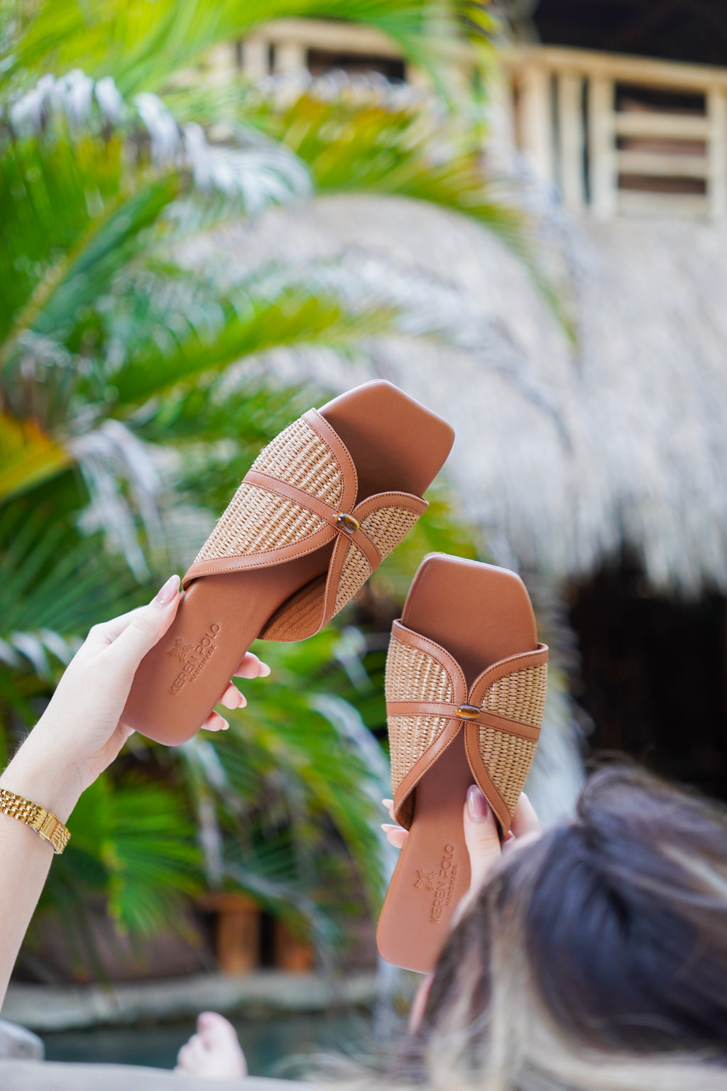 Sandalias ojo de tigre