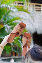 Sandalias ojo de tigre