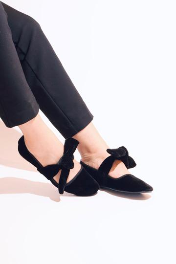 BALLERINAS VELVET LAZO